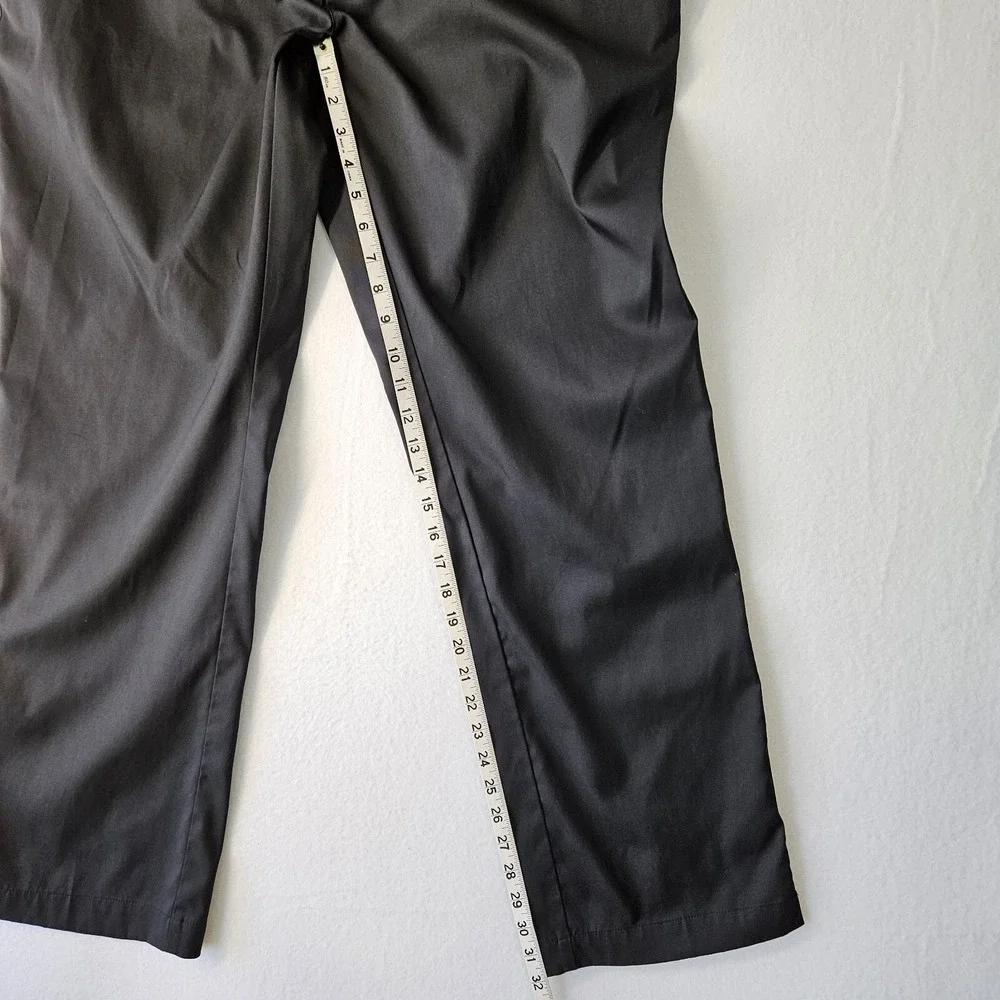 Nike Dri-Fit Dress Pants Men's 38x32 Black Straight Formal Golf Flat Front Used